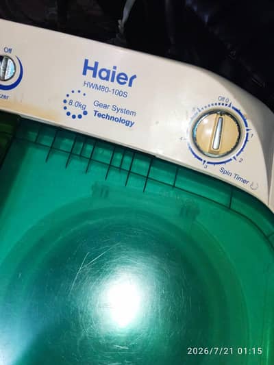 0318/11/83/461 Haier washing machine twin tub model number HWM-80-100S