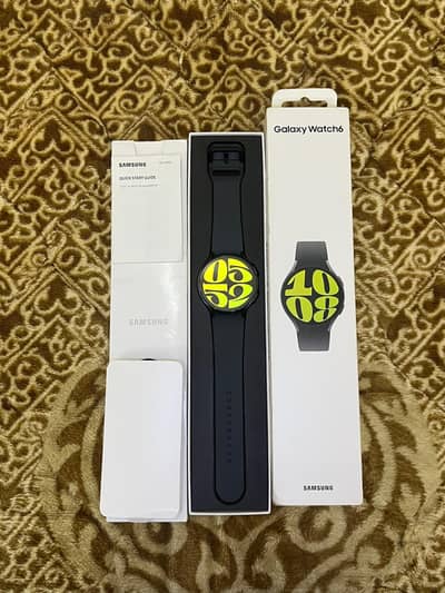 Samsung Watch 6 44mm, With Box,Just Box Open (Unused)(Scratch Less)