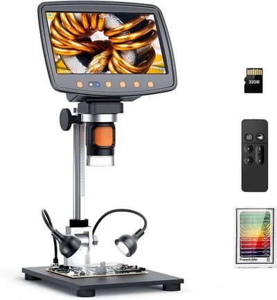 7 INCH DIGITAL MICROSCOPE 1080P FHD FOR MOBILE / TV REPAIRING