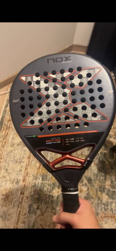 NOX AT10 Padel Racket 18k