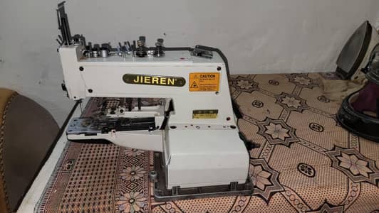 JIEREN JR-373 Industrial Button Sewing Machine excellent condition