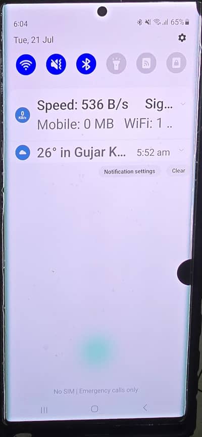 Samsung Mobile Note 20 Ultra NON PTA 256GB DUAL SIM
