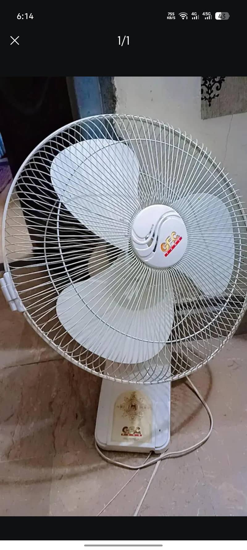 GFC bracket fan 0