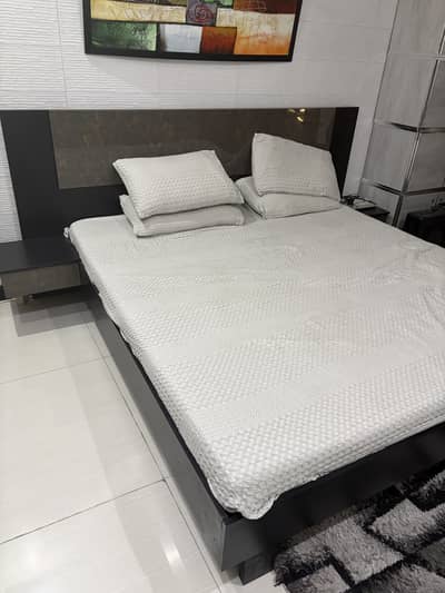 Double bed with dressing is up for sale