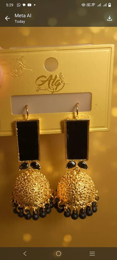 Tradional elegant jhumkiyan