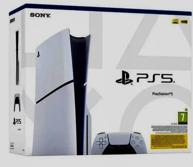 PS5 Slim Disc Edition 1TB UK Version – Brand New Box Packed