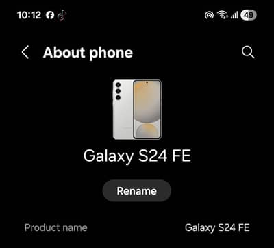 Samsang s24 fe 256gb 5g