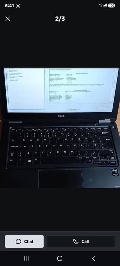 Dell i 5 windows 11 model 7250, 8 ram 256 ssd