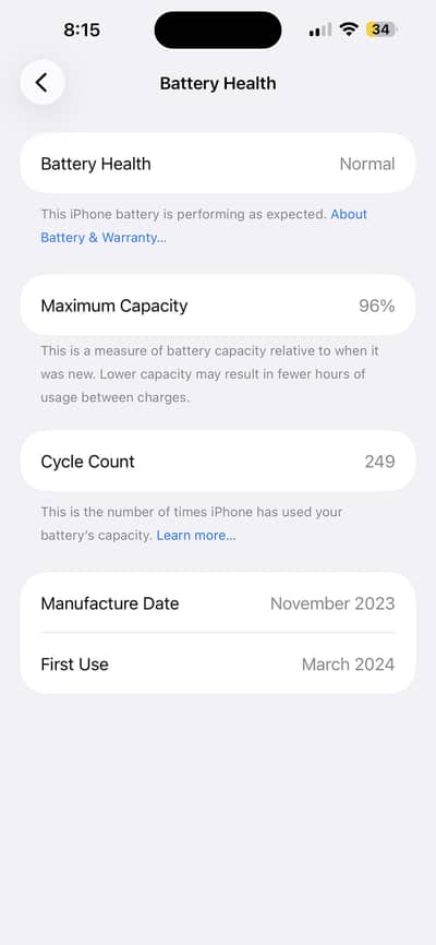 Iphone 15 pro Max 256GB natural Titanium