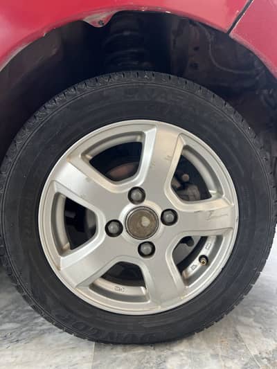 13 inches Alloys wheels with japanes tyres