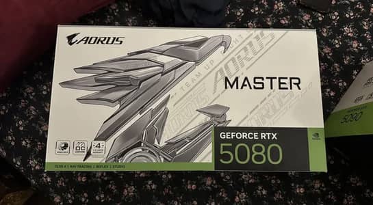 Gigabyte AORUS GeForce RTX 5080 MASTER ICE 16GB GDDR7