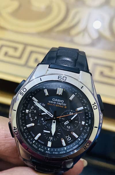 100% Original Casio ImportedWaveCeptor Multi Band6with Box Tough Solar