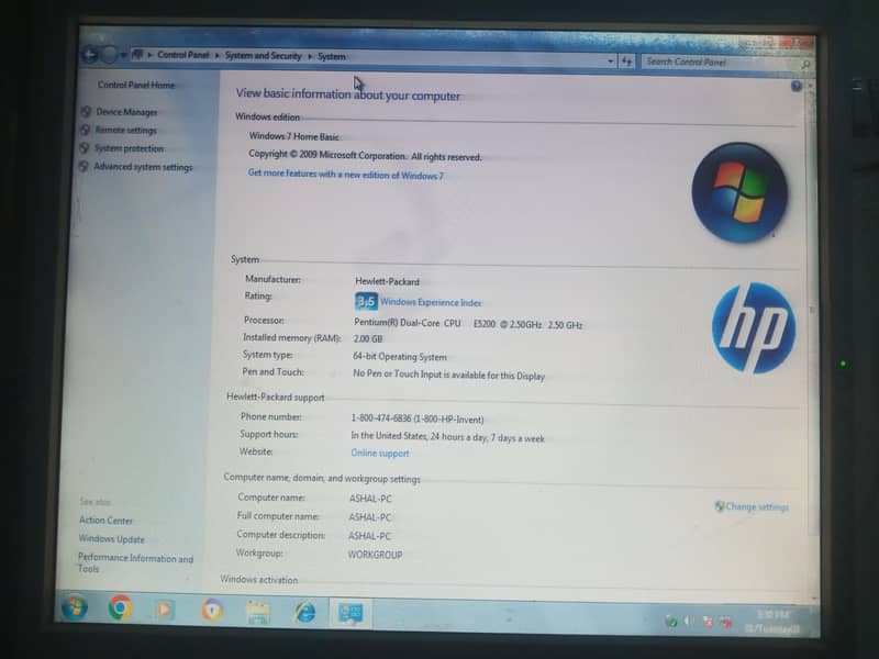 computer setup 10