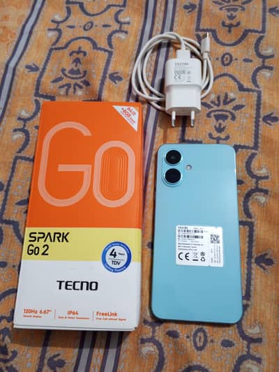Tecno Spark Go 2 4+4/64 Full Box 2 month Use