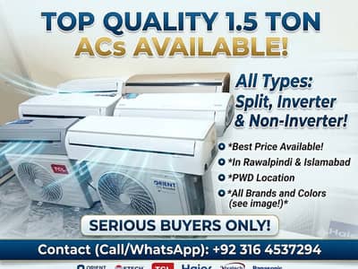 1.5 Ton AC | 1.5 Ton Inverter AC | 1.5 Ton Split ac 03164537294
