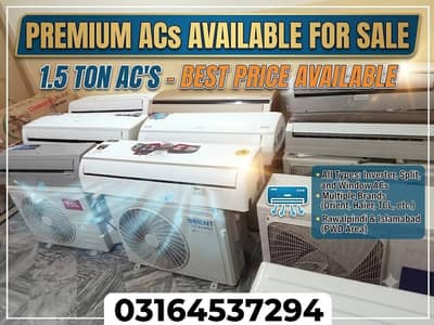 1.5 /1 Ton AC /split ac window ac invertr ac Sale purchase 0316453729