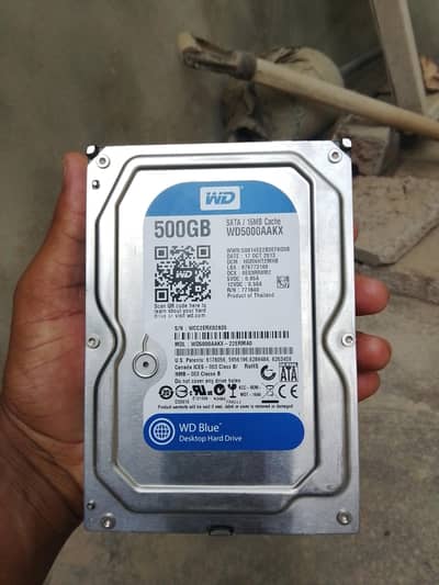 WD 500GB  HARD DRIVE FOR SALE
