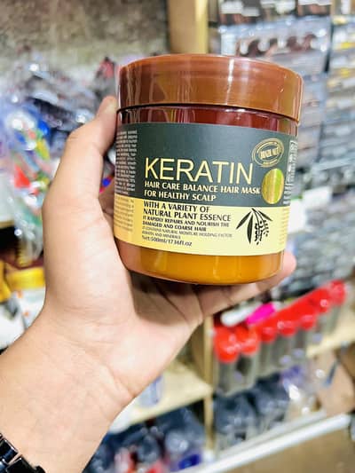 Keratin hair protein treatment