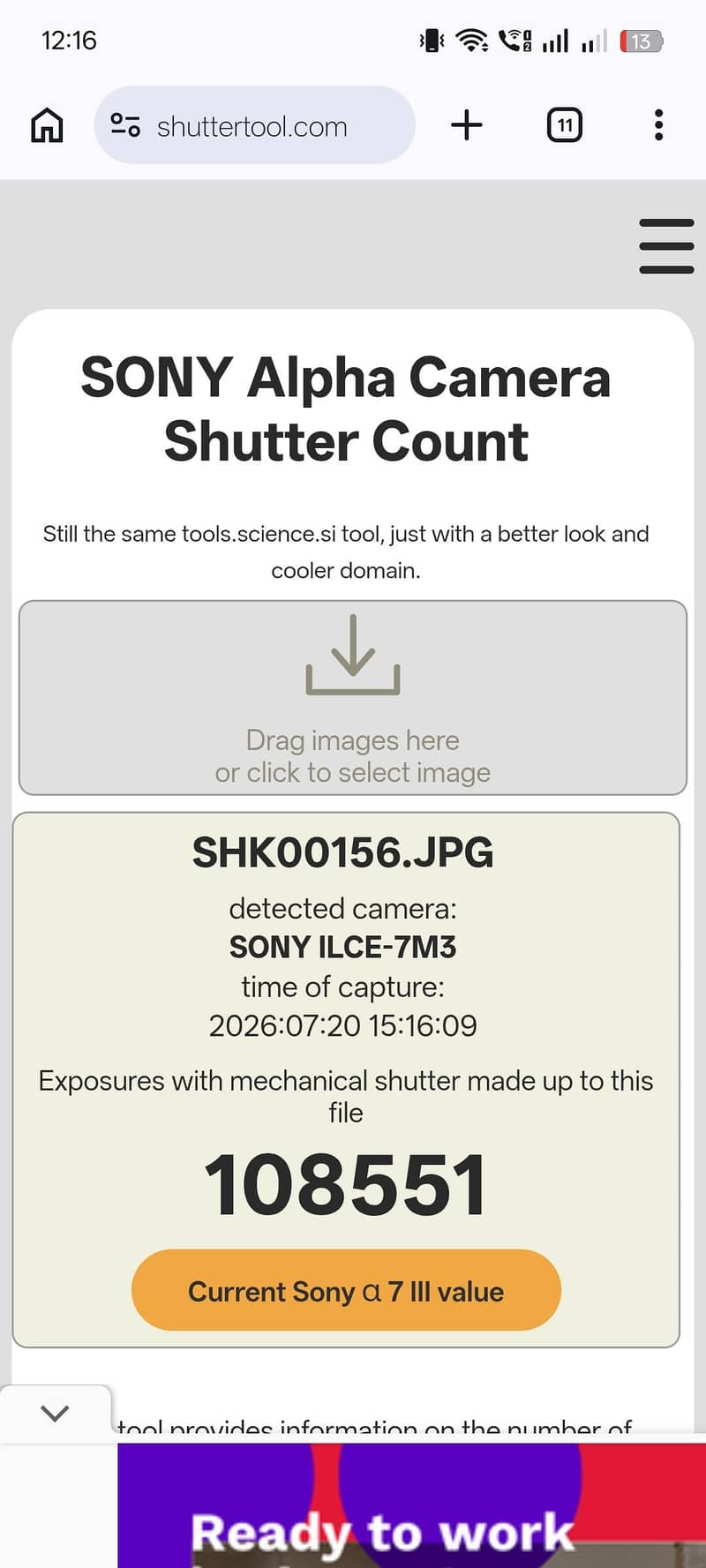 Sony a7iii Mirrorless Camera 5