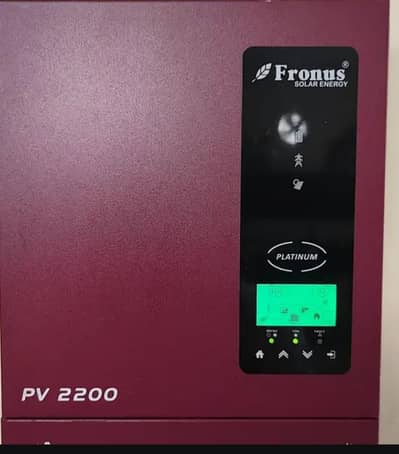 fronus hybrid PV2200 faulty ha red light beep typ koi fault hai urgent