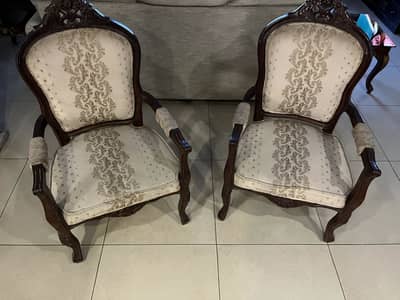 Wooden Chairs – (Pair)