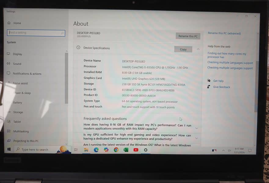 Lenovo Thinkpad 5