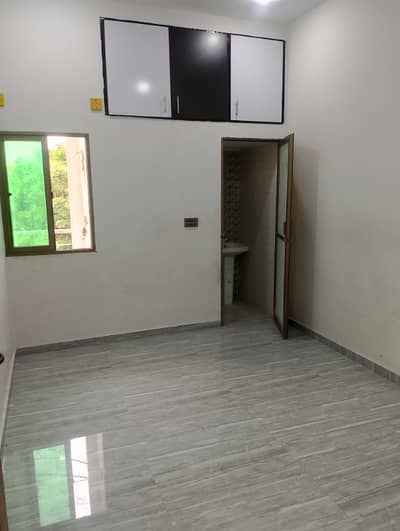 2 Bed DD Apartment for Sale in Al Ghaffar Nagori City | 1st Floor | West Open | Leased | Boundary Wall Gated Society | Like New Condition | 3 ATTACHED BATH ROOMS | MALIR-NEAR GOHAR GREEN CITY | 59 LACS |