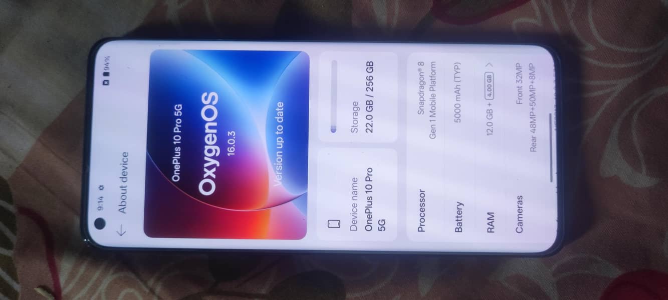 One Plus 10 Pro 5