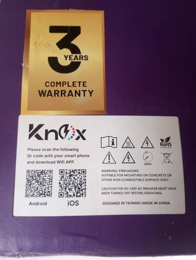 Knox Krypton 15002 Hybrid Solar Inverter