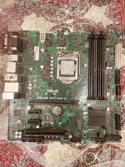 ASUS PRIME Q270-C + intel core i5 6500 (6th gen) combo Excellent cond