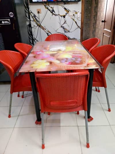 dining table with 6 chair