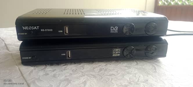 Two Digital Satellite Dish Receivers for Sale