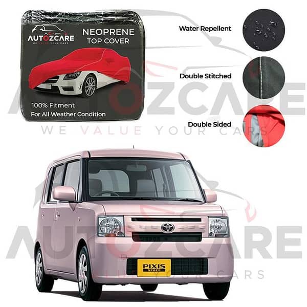 Toyota Pixis Space Neoprene Car Top Cover - Model 2012-2017