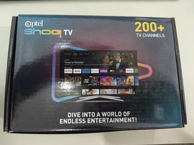 ptcl shoq TV box brand new