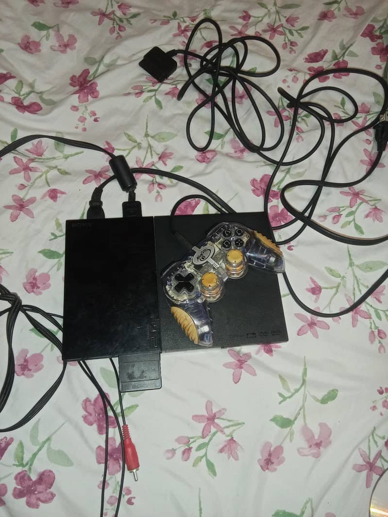 ps2 with controller  0