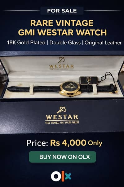 Rare Vintage GMI Watch