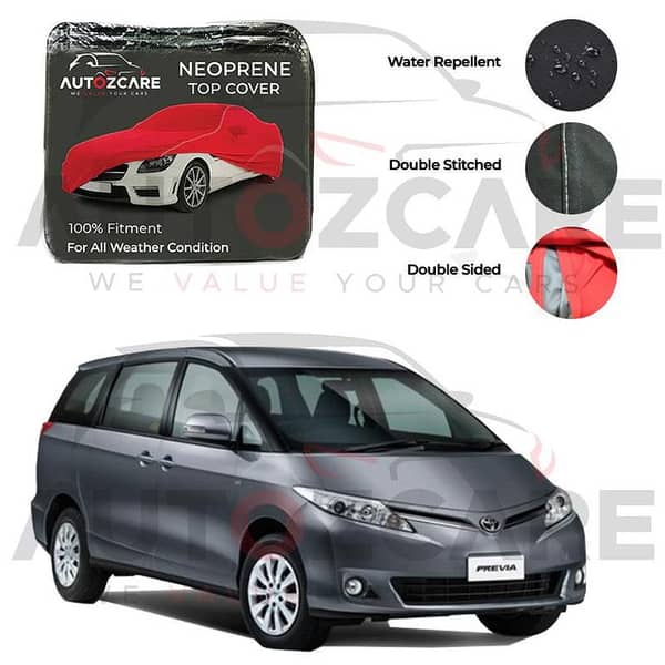 Toyota Previa Neoprene Car Top Cover - Model 2006-2019