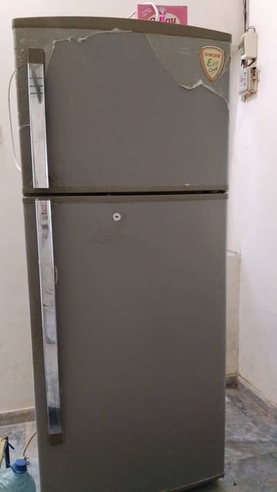 Singer waves plus fridge