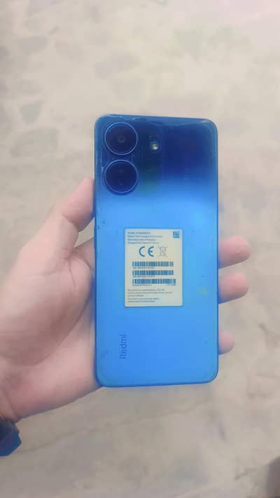 Redmi 13c with box 6+128gb