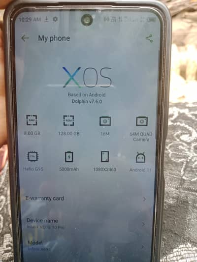 Infinix note 10 pro exchange possible iPhone ky sath