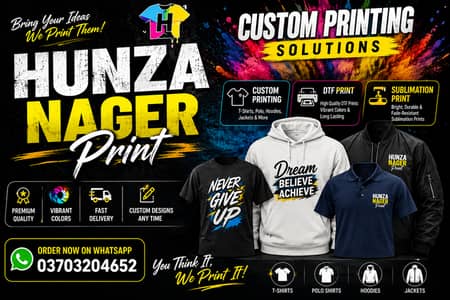 Custom T-Shirts Printing Pakistan | Design Your Own Shirt