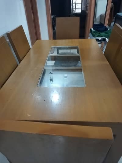 Dinning Table (3x5)" 6 chairs