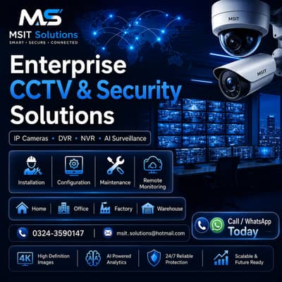 CCTV Camera Installation | IP Camera | DVR | NVR | Hikvision | Dahua