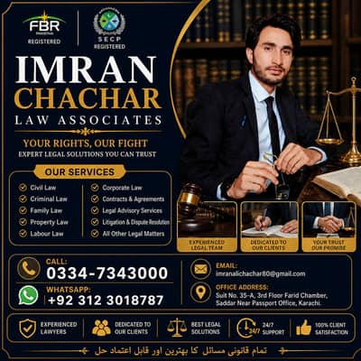 Family Court, Civil Court & Criminal Lawyer Karachi Law Firm for Legal