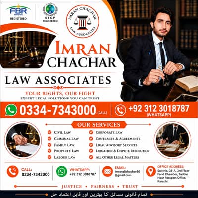 Advocate Services in Karachi Property Law, Family Law, Corporate Law