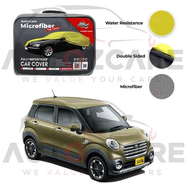 Toyota Pixis Joy Microfiber Car Top Cover - Model 2016-2023