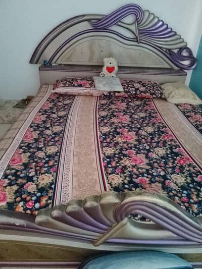 Double Bed with Strong Frame