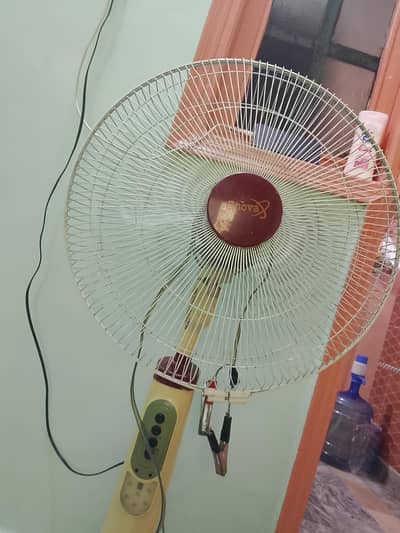 Enova Rechargeable pedestal fan (AC+DC) working condition