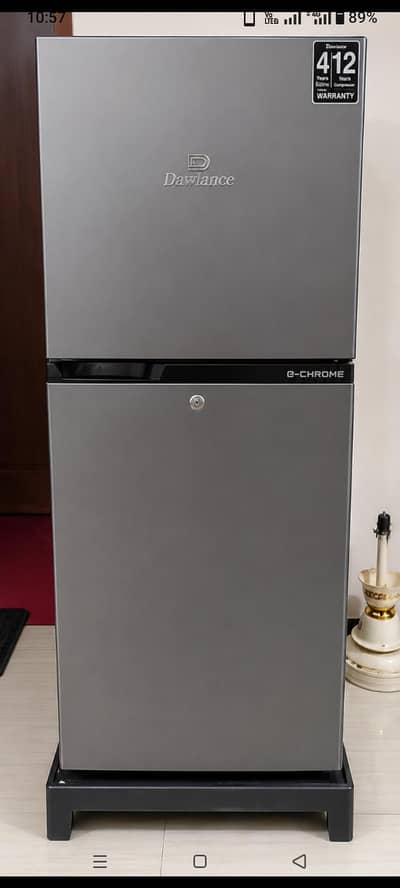 Dawlance e-CHROME Double Door Refrigerator – Excellent Cooling – Grey