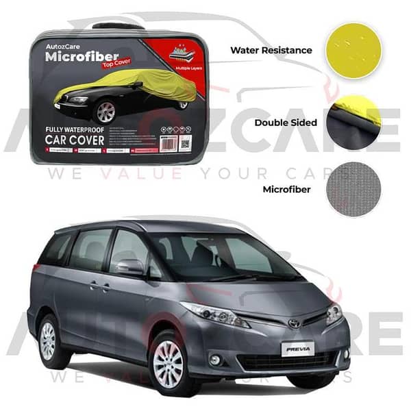 Toyota Previa Microfiber Car Top Cover - Model 2006-2019